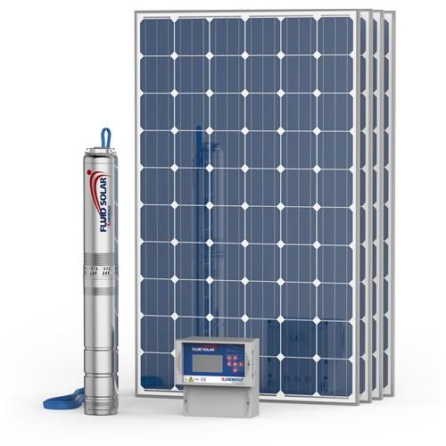 Pompe immergée solaire Fluid Solar - pour eau claire - débit jusqu'à 102 l/min - hauteur jusqu'à 79 m_0