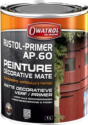Rustol primer AP60 - Primaire mat anticorrosion toutes surfaces - Protection UV et haute température_0