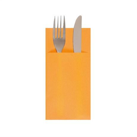 SERVIETTE KANGOUROU 55 G/M² 40X40 CM AIRLAID MANDARINE (VENDU PAR 720)