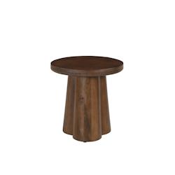 SIT Möbel Table d'appoint Ø 50 cm | Plateau rond | Manguier massif, marron | L 50 x P 50 x H 48 cm - marron Bois massif 14776-30_0