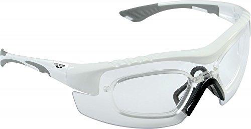 HEYCO 1731000000 - Lunette de protection sport avec support démontable, blanc, confort élevé_0