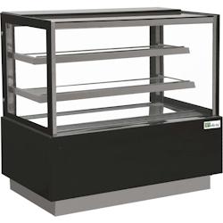 A.C.L - Vitrine pâtissière 450 L - Vitrage droit 2 étagères - L. 1200 mm - 3701647303871_0