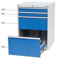 Armoire d'atelier à tiroirs CNC T736 R 24-24 - 4 tiroirs - supports pour cadres de tiroirs 600_0