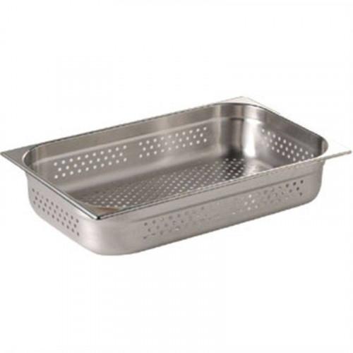 BAC GASTRONORM PERFORÉ GN 1/1 HAUTEUR 65 MM EN INOX 18/0 VOGUE