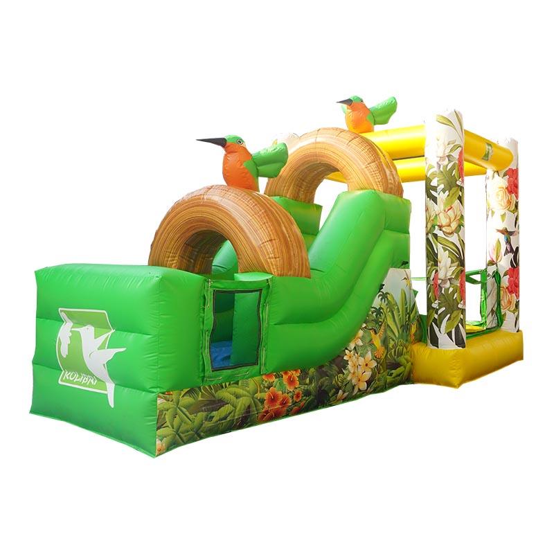 Château gonflable Colibri - Réf. CO32-LI - 6,2m x 4,5m x 3,8m - Sécurité CE EN 14960_0