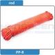 Corde de levage PP - 2 mm - rouge - résistance 50 daN - 3g/m - bobine de 30m_0