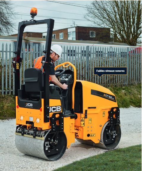 Ct160 rouleau tandem vibrant - JCB - moteur Kubota 14,5 kW - poids opérationnel 1710/1790 kg_0