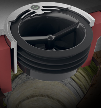 Green Drain - Clapet anti-retour hydraulique en silicone pour siphon de sol_1