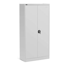 Helloshop26 - Armoire bureau capacité de charge maximale de 160 kg 180 cm gris 14_0006035 - 3000238831534_0