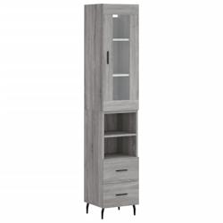 Helloshop26 - Buffet bahut commode armoire meuble de rangement organisateur cuisine salle de séjour salon haut sonoma 34,5 x 34 x 02_0035337 - 300021_0