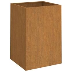 Helloshop26 - Jardinière bac lit surélevé plantes fleurs terrasse jardin 52 x 48 x 75 cm acier corten marron 02_0037686 - 3000213927788_0