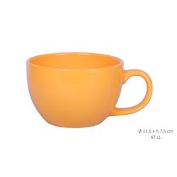 Lot de 12 Tasse Jumbo Moutarde 47cl-Gres Maitre Chef - GRESJU009_12_0