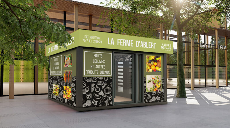 Modèle MX Go64 - Distributeur Fermier - 32 casiers - Spécial Fruits et Légumes - Gamme Outdoor_0