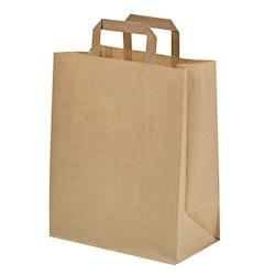 Packnwood FHC - 250Pcs - Sac cabas papier kraft brun recyclé - 320x170x340mm - marron papier 210CAB3217BR_0