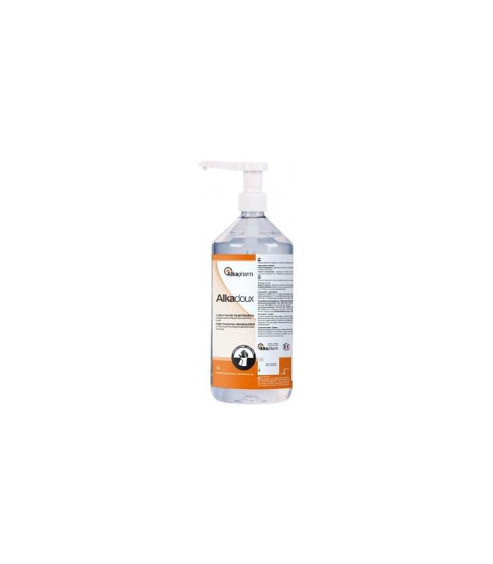 Savon antiseptique Alkadoux LLVM400 Alkapharm - bidon 5L - hypoallergénique et vitaminé_0