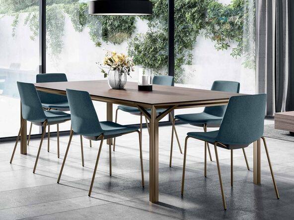 Table d'exception Hologram avec piètement design pour espace professionnel_0