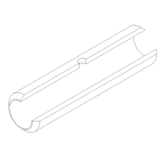 Tube en graphite lisse, avec revêtement (10) pour spectromètre d'absorption atomique_0