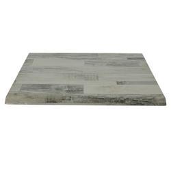 Werzalit Plateau de table  White Dream  70x70 moulé - TIGAONE - blanc Pl_Whi_Blan_1518_0