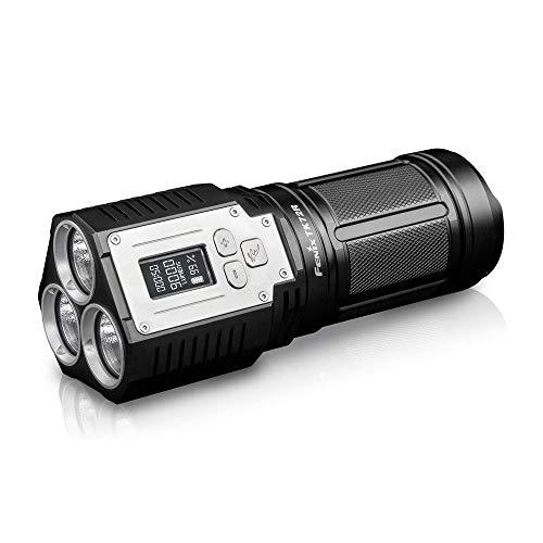 Fenix TK72R - Lampe torche LED en aluminium noir, 9000 lm, étanche IP68 avec batterie Li-Ion rechargeable USB_0