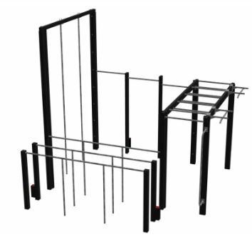 Combiné Streetworkout bras expert - Espace Renard fabricant et installateur - Réf : C-9002PR_0