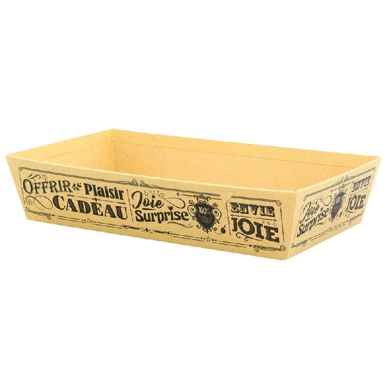 Corbeille carton rectangle 