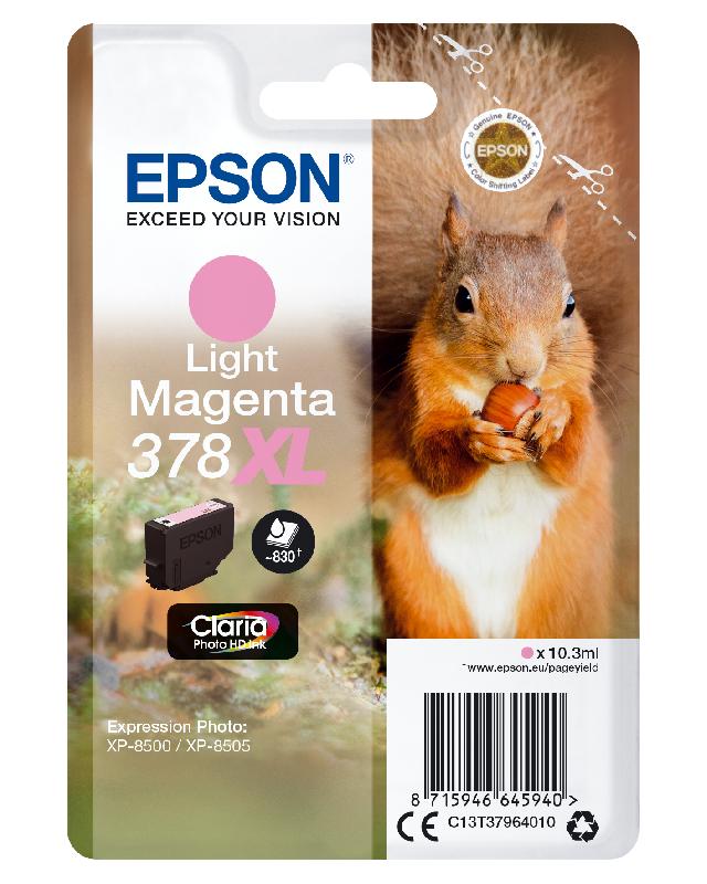 Epson Singlepack Light Magenta 378XL Claria Photo HD Ink_0