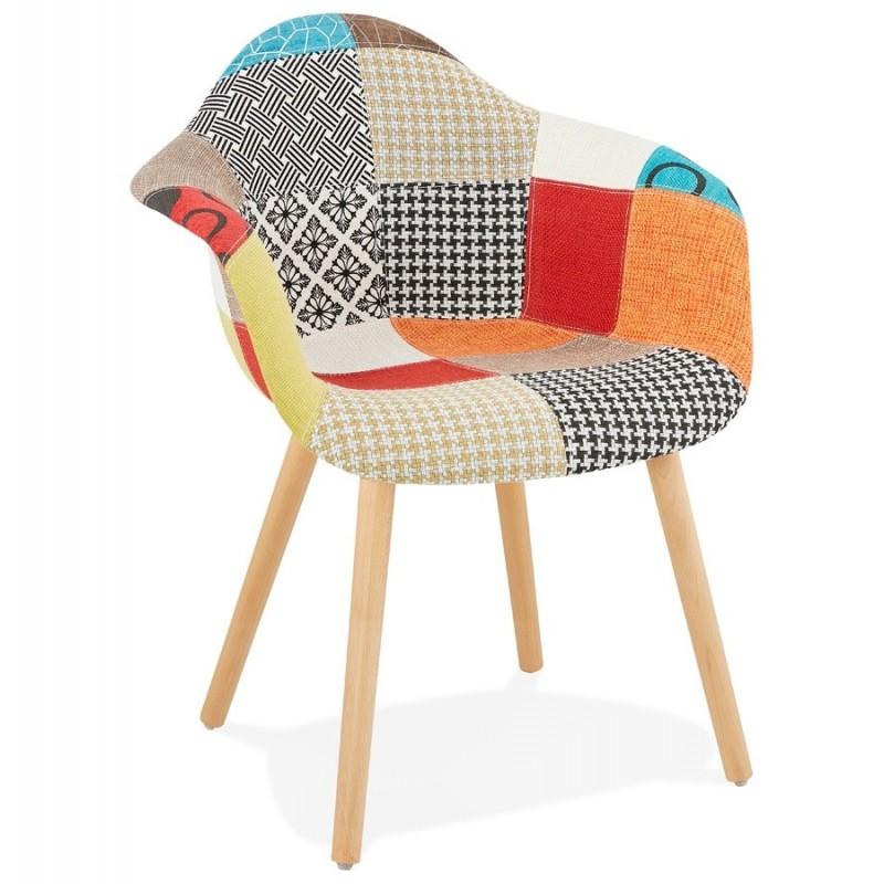 FAUTEUIL PATCHWORK MÉLI-MÉLO 80CM MULTICOLORE - PARIS PRIX_0