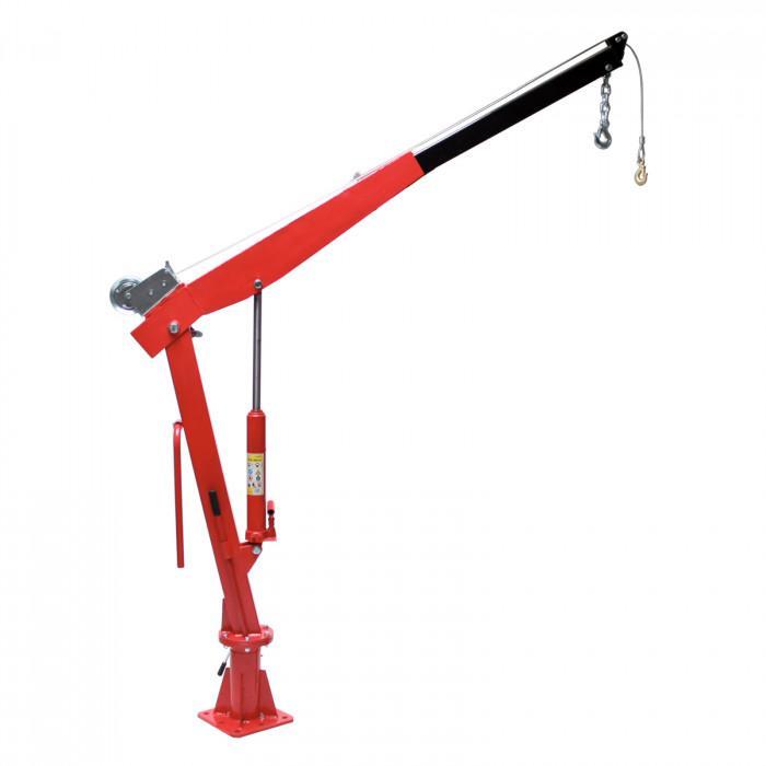 Grue hayon pick-up - avec treuil 900 kg - bras réglable 300 à 900 kg_0
