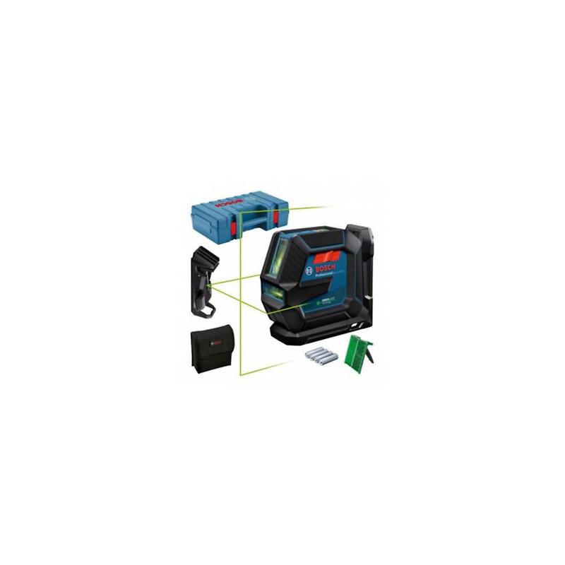 Laser d'intérieur GLL 2-15 G + support LB 10 + pince DK 10 (en coffret) - BOSCH | 0 601 063 W02_0