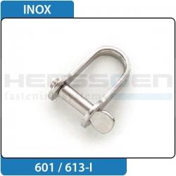 Manille droite 601-i-04 - Acier A2 - 4 mm - Charge 500 daN_0