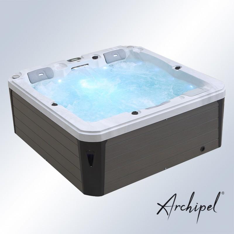 SPA 3 PLACES ALLONGÉES ARCHIPEL® GT3 BLANC MARBRE - SPA THÉRAPEUTIQUE BALBOA 200X200_0