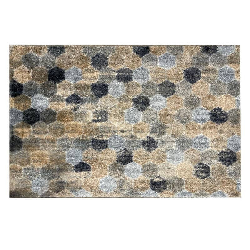 Tapis absorbant 50 x 75 cm polygone - decosoft  a1440r_0