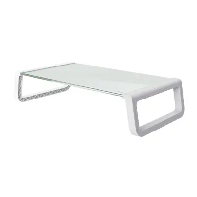 Trust 25351 support d'écran plat pour bureau Transparent, Blanc_0
