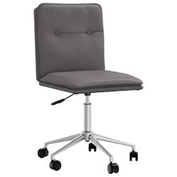 VidaXL Chaise De Salle à Manger Gris Similicuir - gris 4101321_0