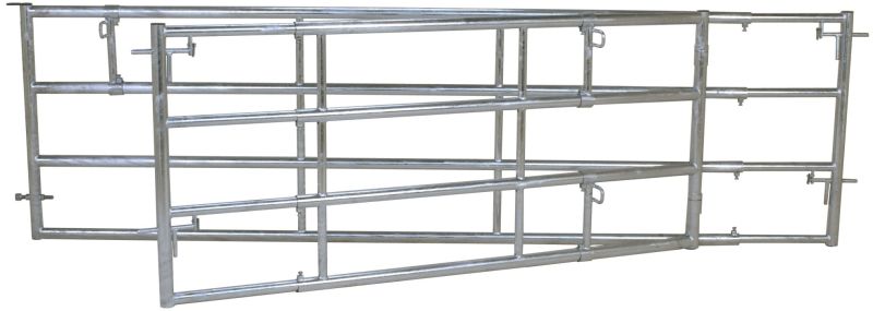 Barrière agricole Ø60 - 4 lisses - 4/6 m - Sens B - Référence 31396B_0