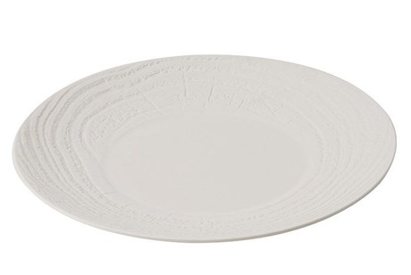 ASSIETTE ARBORESCENCE IVOIRE 31 CM