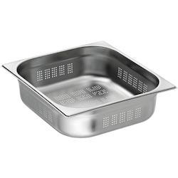 Bartscher Bac Gastro GN 2/3 Perforé Inox - Profondeur 100 mm - 9 L - FourniResto - A103100_0