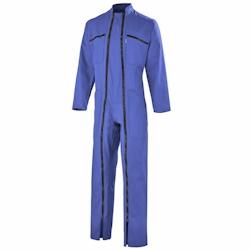 Cepovett - Combinaison de travail 2 Zip  polyester majoritaire Essentiels Bleu Bugatti Taille 4XL - XXXXL bleu 3184370049443_0