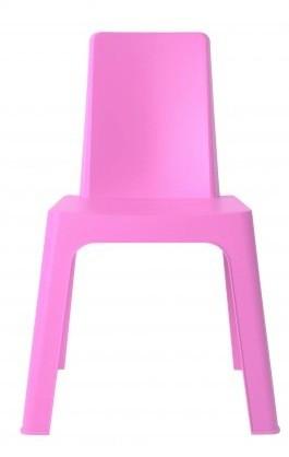 Chaise en plastique pour enfants Luna - Empilable, légère et résistante - Couleurs flashy_0