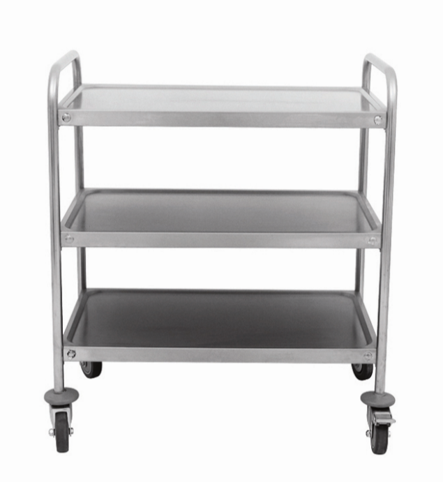 Chariot professionnel 3 etages en inox 800x500x940mm - THS3R85_0