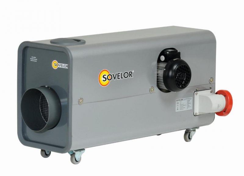 Chauffage mobile électrique gainable pour étuvage industriel - SOVELOR-DANTHERM - ETV12 - Chauffage puissant jusqu'à 150°C_0