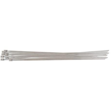 Colliers serre-câble en acier avec fermeture à bille - 4,6 x 200 mm, 100 pièces - KS Tools | 115.1591_0