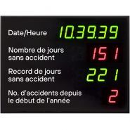 Compteur de jour sans accident - Affichage LED extérieur - IP65 - Adel Instrumentation_0