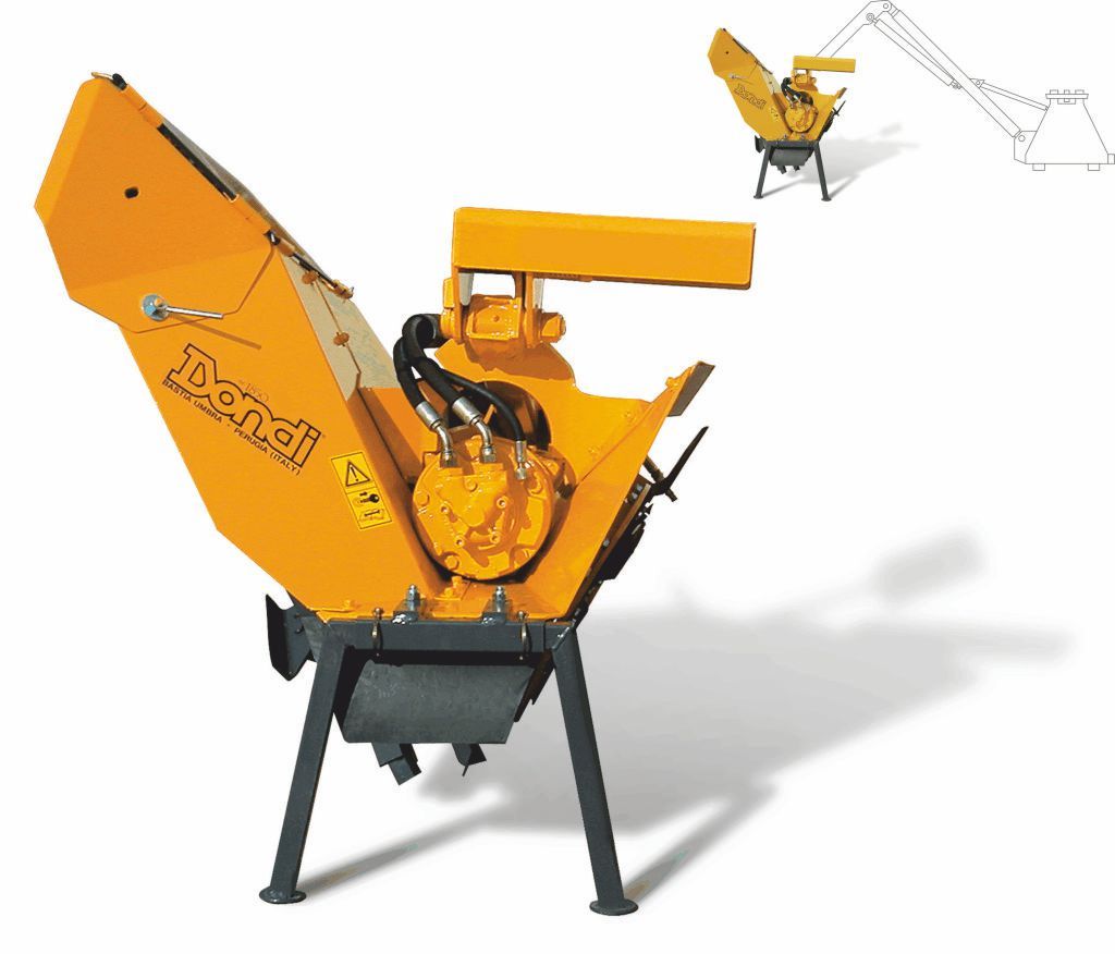 Cureuses de fossés et rigoleuses roto-trancheuses hydrauliques - dondi - vitesse 0.8 à 1.2 km/h_0