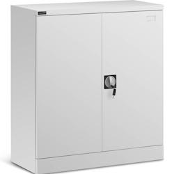 Fromm & Starck - Fromm & Starck Armoire Métallique Bureau Multifonction Meuble De rangement Vestiaire Métal STAR_MCAB_02 (Acier Revêtu, Serrure 3 -_0