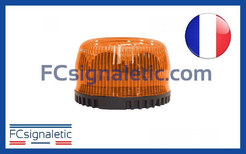 Gyrophare Gyroled orange sans fixation classe 1 rotatif STANDBY MERCURA 22302-04_0