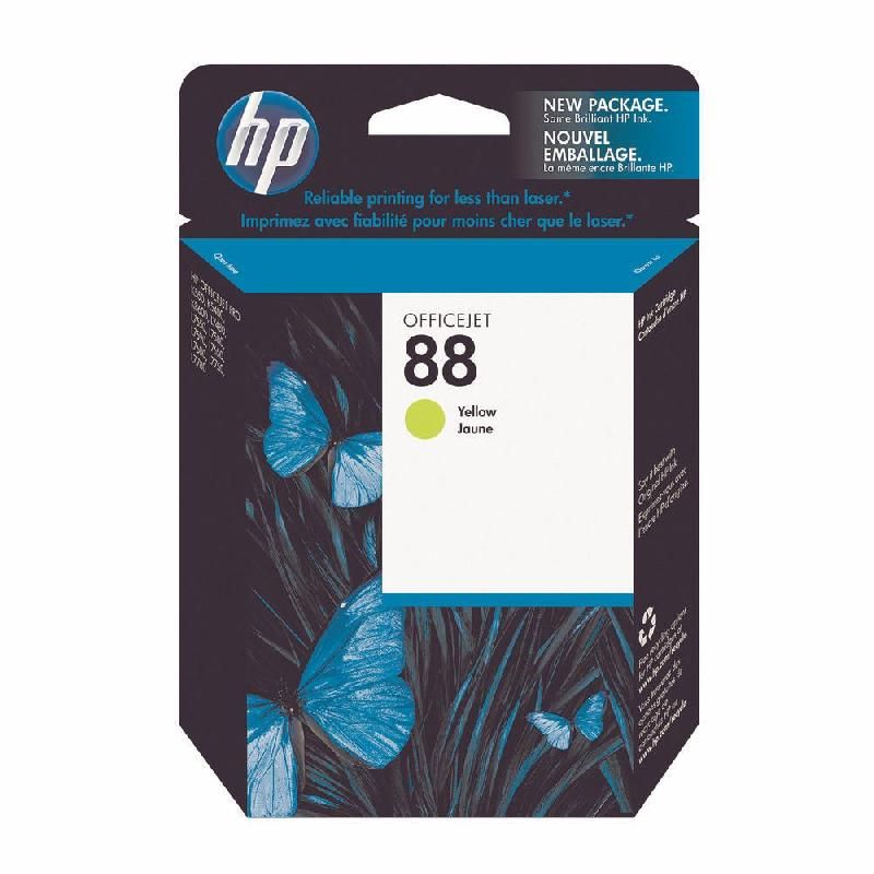 HEWLETT PACKARD CARTOUCHE D'ENCRE 88 (C9388AE) - COULEUR: JAUNE