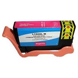 Lexmark Pro 715/915/S315/S415/S515 - Cartouche d'encre compatible écologique - 150XLM Magenta 13.8ml avec puce - 700 pages_0