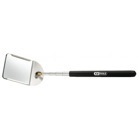 Miroir télescopique avec porte miroir en acier, 57 x 63 - KS Tools | 550.1019_0