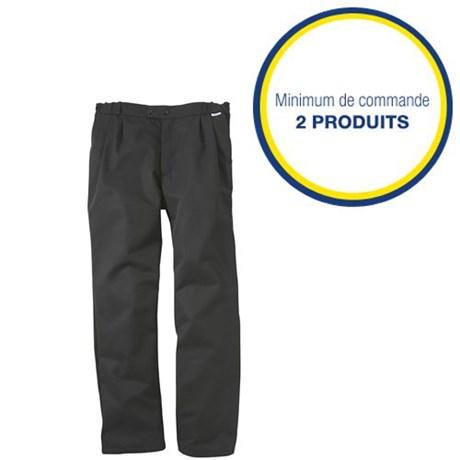 PANTALON DE CUISINE HOMME NOIR T.46